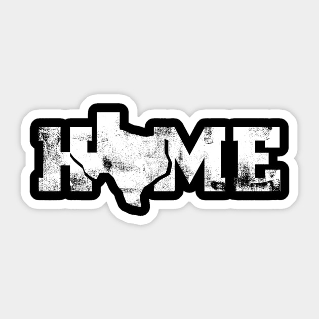 Texas is Home Sticker by stayfrostybro